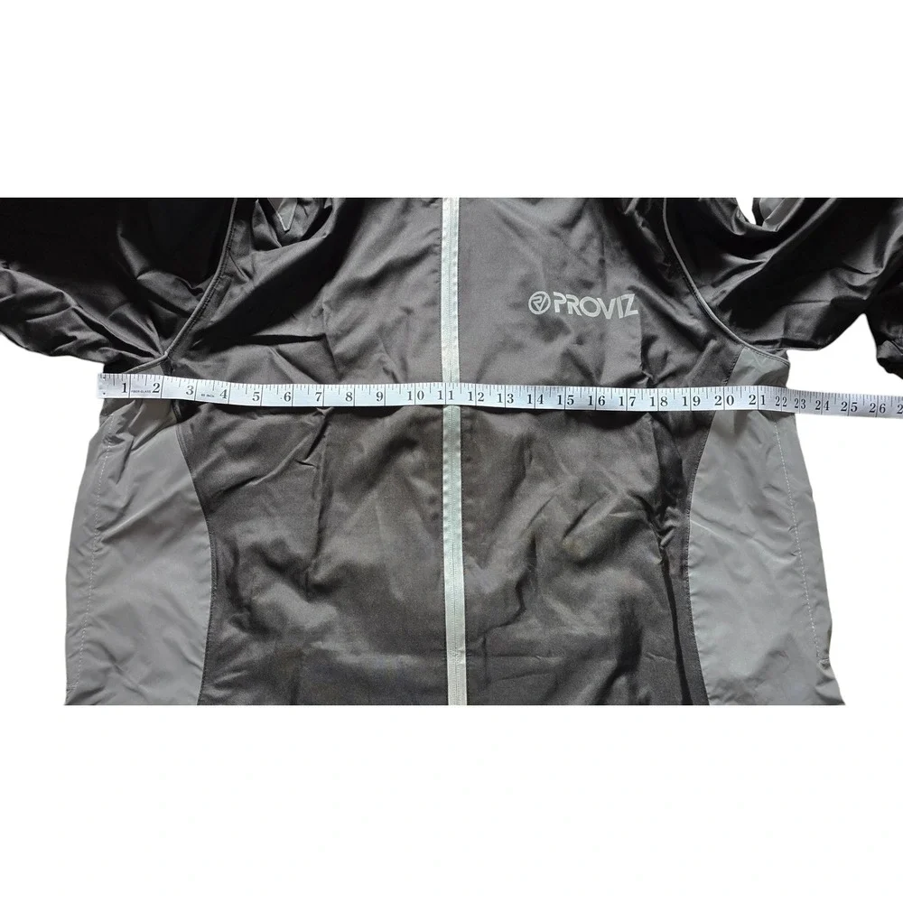 Proviz Nightrider Cycling Jacket Womens Size 8 Running Reflective Black Gray - Picture 12 of 12